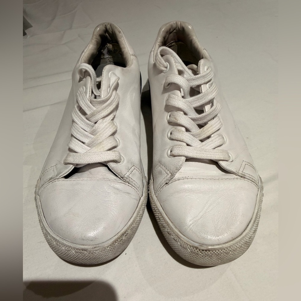 Moschino White Maxi Logo Sneakers  size 37